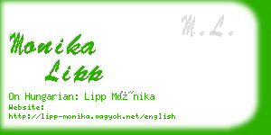 monika lipp business card